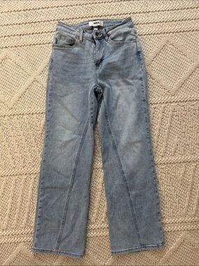 Mila Light Blue Straight-Leg Jeans for Women